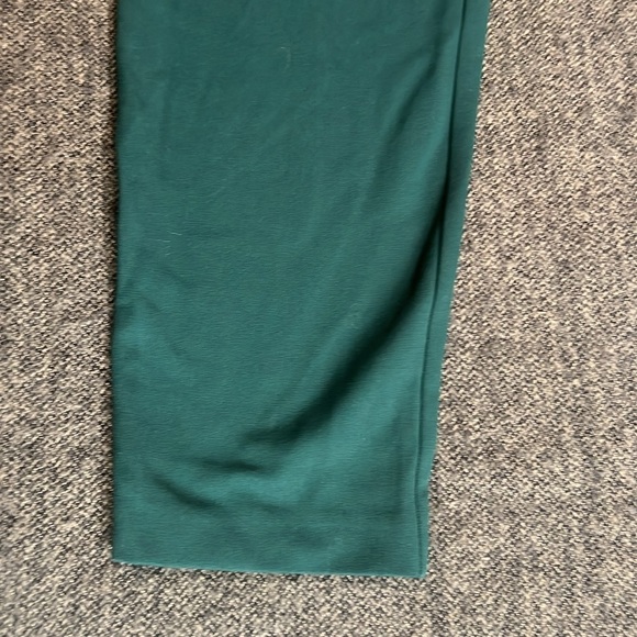 Stylish Forest Emerald Green High-Waisted Pants by Zara sz S - Picture 3 of 9